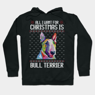 All I Want for Christmas is Bull Terrier - Christmas Gift for Dog Lover Hoodie